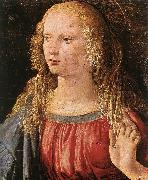 LEONARDO da Vinci Annunciation (detail) dfe oil painting artist